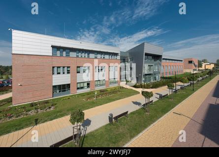 Campus de l'UJ, Campus du 600ème anniversaire du renouvellement de l'Université Jagellonienne, Cracovie, Pologne Banque D'Images