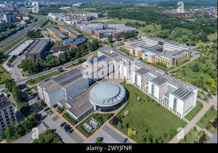 Campus de l'UJ, Campus du 600ème anniversaire du renouvellement de l'Université Jagellonienne, Cracovie, Pologne Banque D'Images