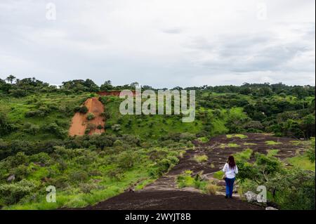 Cameroun, secteur ouest, district de Ndé, Bagangté, Banque D'Images