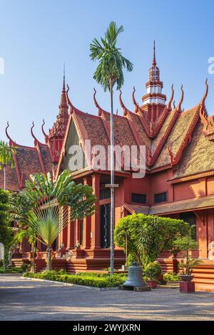 Cambodge, Phnom Penh, district de Doun Penh, Musée national du Cambodge Banque D'Images