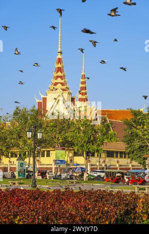 Cambodge, Phnom Penh, district de Doun Penh, Cour suprême Banque D'Images