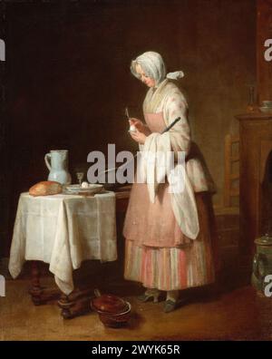 L'infirmière attentive. Jean Siméon Chardin. 1747. Banque D'Images