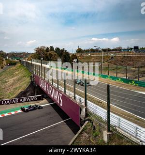 Suzuka, Japon. 06 avril 2024. SUZUKA, Japon, 6. Avril 2024 ; Crossroads en F1, le seul circuit où une piste croise l'autre - ici Pierre Gasly (FRA) d'Alpine et Fernando Alonso (ESP) d'Aston Martin lors du Grand Prix de F1 DU JAPON de formule 1 2024. Circuit du Grand Prix DE SUZUKA, formule 1 - redevable image, photo et copyright © Mark PETERSON/ATP images (PETERSON Mark /ATP/SPP) crédit : SPP Sport Press photo. /Alamy Live News Banque D'Images