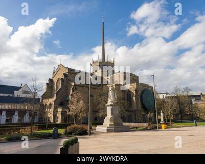 L'église Cathédrale de Blackburn Sainte Marie la Vierge avec Saint Paul, est une cathédrale anglicane à Blackburn, Lancashire, Royaume-Uni Banque D'Images