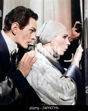 Garrett Lewis, Julie Andrews, sur le plateau du film, "Star!", 20th Century-Fox, 1968 Banque D'Images