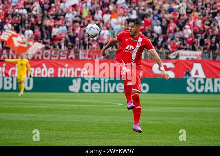 Monza, Italie. 07 avril 2024. Dany Mota (AC Monza) lors du championnat italien Serie A match de football entre AC Monza et SSC Napoli le 7 avril 2024 au stade U-Power de Monza, Italie - photo Morgese-Rossini/DPPI crédit : DPPI Media/Alamy Live News Banque D'Images