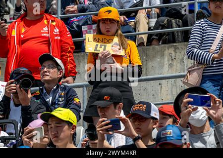 SUZUKA INTERNATIONAL RACING COURSE COURSE, JAPON - 07 AVRIL : Grand Prix du Japon, Grand Prix du Japon 2024 pendant le Grand Prix du Japon au Suzuka International Racing course le dimanche 07 avril 2024 à Suzuka, Japon. (Photo de Michael Potts/BSR Agency) Banque D'Images