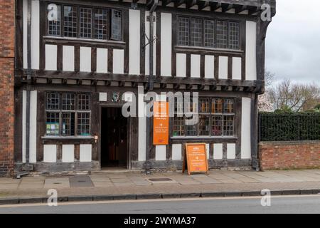 William Shakespeare's New place, Stratford upon Avon, Angleterre, Grande-Bretagne Banque D'Images