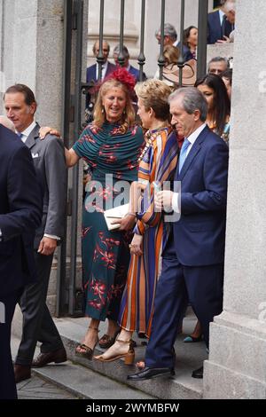 Madrid, Espagne. 06 avril 2024. Mariage de Jose Luis Martinez Almeida et Teresa Urquijo dans la paroisse de San Francisco de Borja dans le quartier de Salamanca à Madrid. Samedi 6 avril 2024 797/David/cordon Press Credit : CORDON PRESS/Alamy Live News Banque D'Images