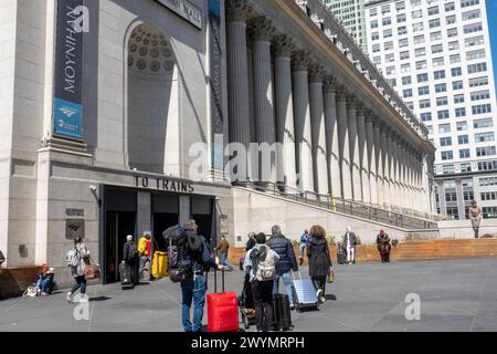 L'extérieur du Moynihan train Hall 2024, New York City, États-Unis Banque D'Images