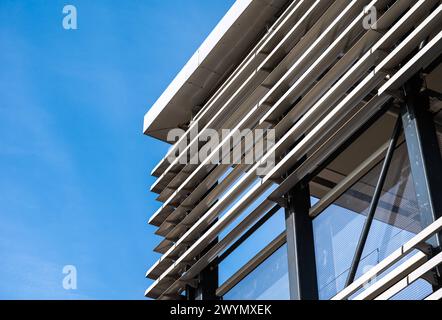 Cracovie, petite Pologne, 19 mars 2024 - détail de la gare ferroviaire de Cracovie ZabÅocie Banque D'Images