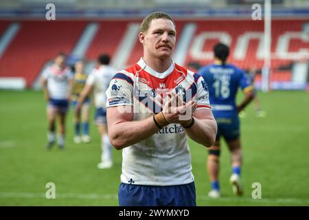 Doncaster, Angleterre - 7 avril 2024 Wakefield Trinity's Ky Rodwell. Rugby League Betfred Championship, Doncaster RLFC vs Wakefield Trinity à Eco Power Stadium, Doncaster, Royaume-Uni Dean Williams Banque D'Images