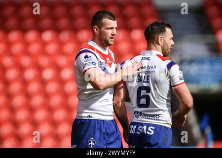 Doncaster, Angleterre - 7 avril 2024 Max Jowitt de Wakefield Trinity. Rugby League Betfred Championship, Doncaster RLFC vs Wakefield Trinity à Eco Power Stadium, Doncaster, Royaume-Uni Dean Williams Banque D'Images