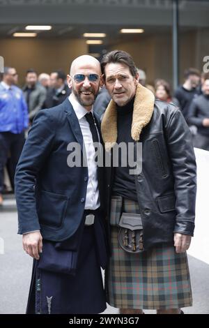 NY, États-Unis. 6 avril 2024. Avenue of the Americas, New York, États-Unis, 06 avril 2024 - le Grand maréchal Dougray Scott et des milliers de personnes ont participé aujourd'hui au défilé du jour du tartan de New York 2024 à New York. Photo : Luiz Rampelotto/EuropaNewswire.usage éditorial seulement. Non destiné à UN USAGE commercial ! (Crédit image : © Luiz Rampelotto/ZUMA Press Wire) USAGE ÉDITORIAL SEULEMENT! Non destiné à UN USAGE commercial ! Banque D'Images