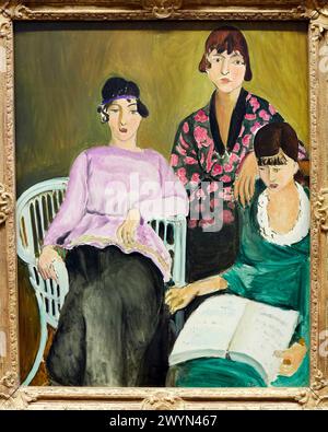 Les trois soeurs, Henri Matisse, Musée de L'Orangerie, Tuileries, Paris, France. Banque D'Images