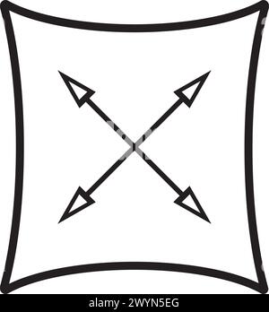 Conception de symbole d'illustration vectorielle d'icône élastique Illustration de Vecteur