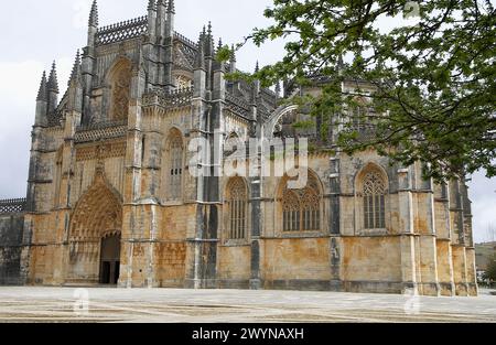 Monastère de Santa Maria da Vitória (alias Monastère de Batalha), Leiria. Portugal. Banque D'Images