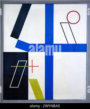 'Quatre espaces à croix brisée', 1932, Sophie Taeuber-Arp, Centre Pompidou, Paris, France, Europe. Banque D'Images