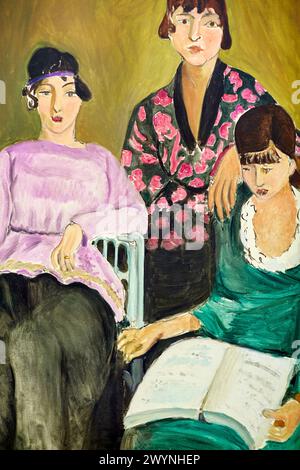 Les trois soeurs, Henri Matisse (1869-1954) , Musée de L'Orangerie, Tuileries, Paris, France. Banque D'Images