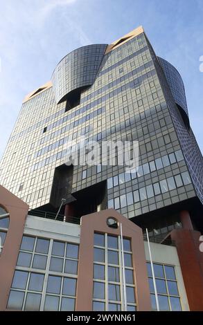 Immeubles de bureaux et centre commercial à Eng Duarte Pacheco Avenue, Amoreiras. Lisbonne. Portugal. Banque D'Images