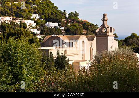 Chartreuse de San Giacomo ( monastère ), Augusta Gardens, Capri, Campanie, Italie, Europe Banque D'Images