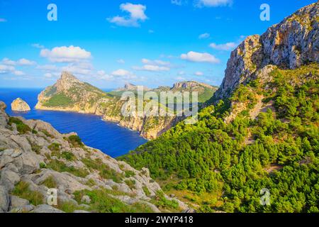 cap Formentor, Majorque, Îles Baléares, Espagne Banque D'Images