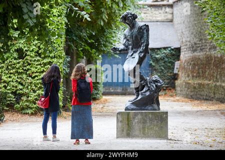 Auguste Rodin, Claude Gelèe dit le Lorrain, Musée Rodin. Paris. France Banque D'Images