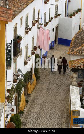 Óbidos. District de Leiria, Portugal. Banque D'Images