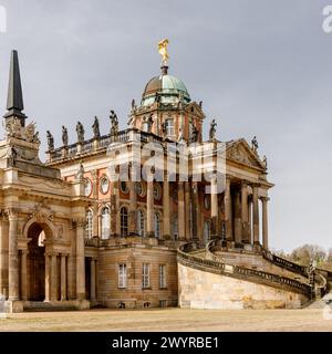 Campus de l'Université de Potsdam près de New Palace dans le parc de Sanssouci, Potsdam, Allemagne Banque D'Images