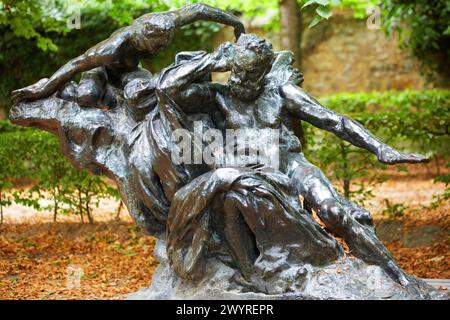 Monument à Victor Hugo, sculpture d'Auguste Rodin. Musée Rodin. Paris. France. Banque D'Images