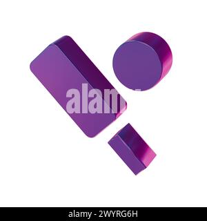 Belles illustrations abstraites icônes de symbole Blue Sports Cricket Banque D'Images