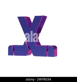 Belles illustrations abstraites icônes Blue Sports Hockey symbole Banque D'Images