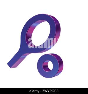 Belles illustrations abstraites icônes Blue Sports Tennis symbole Banque D'Images