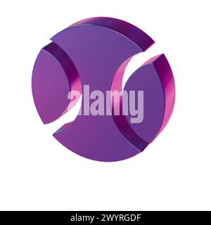 Belles illustrations abstraites icônes de symbole Blue Sports Baseball Banque D'Images