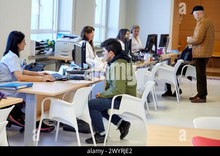 SAPU, Servicio de Atención al Paciente y Usuario, Service aux patients et aux utilisateurs, Hôpital Donostia, Saint-Sébastien, Gipuzkoa, pays Basque, Espagne. Banque D'Images