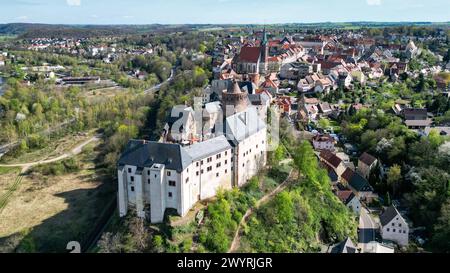 Leisnig - Drohenaufnahme von Burg Mildenstein 06.04.2024 gegen 16 Uhr Leisnig, Burg Mildenstein IM Foto : Drohnenaufnahme der Burg Mildenstein BEI Leisnig im Kreis Mittelsachsen, Sachsen Leisnig Burg Mildenstein Sachsen Deutschland *** Leisnig drone shot of Mildenstein Castle 06 04 2024 Around 16 oclock Leisnig, Leisnig Leisnig, château de Mildenstein dans le drone photo du château de Mildenstein près de Leisnig dans le district de Saxe centrale, Saxe Château de Leisnig Mildenstein Saxe Allemagne Copyright : xEHLxMediax 240407 Burg-mildenstein 7 Banque D'Images