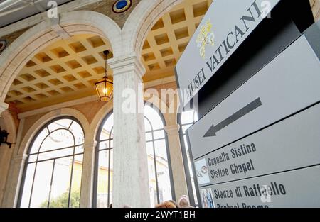 Musées du Vatican. Cité du Vatican, Rome. Italie. Banque D'Images