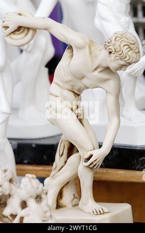 Souvenir Discobolus. Rome. Italie. Banque D'Images