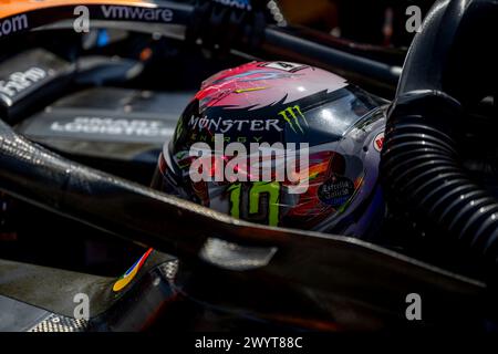 Suzuka, Japon, 07 avril, Lando Norris, du Royaume-Uni, concourt pour McLaren F1. Jour de la course, manche 04 du championnat de formule 1 2024. Crédit : Michael Potts/Alamy Live News Banque D'Images