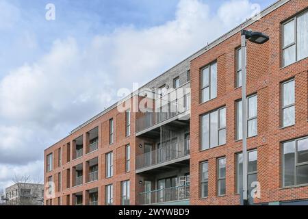 Nouveau développement de logements abordables à Boleyn Road, Newham, Londres Banque D'Images