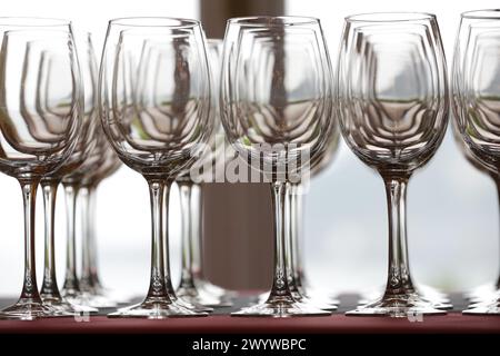 Tasses d'eau. Conférence. Parc technologique de Saint-Sébastien. Donostia. San Sebastian. Gipuzkoa. Pays Basque. Espagne. Banque D'Images