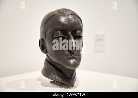 Portrait d'Angel Fernández de Soto, 1920, Pablo Gargallo, Museo Nacional Centro de Arte Reina Sofia, Madrid, Espagne, Europe. Banque D'Images