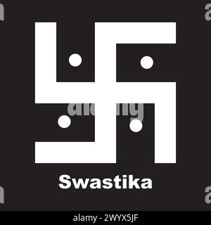 Swastika ikon vecteur iillustration design de symbole Illustration de Vecteur