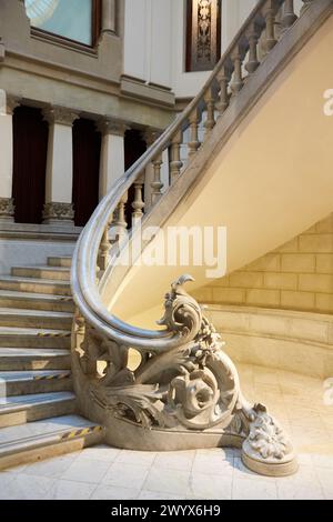 Casa Garriga Nogues (1904 par l'architecte Enric Sagnier), Museo Fundación Mapfre, musée de Barcelone. La Catalogne, Espagne. Banque D'Images