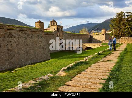 La Ciudadela, Citadelle, Château de Saint-Pierre, Jaca, province de Huesca, Aragón, Espagne, Europe. Banque D'Images