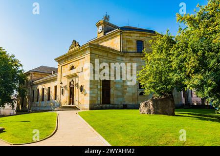 La Maison de l'Assemblée Gernika abrite le parlement historique de Vizcaya. Casa de Juntas de Guernica - Maison de l'Assemblée de Gernika. Guernica y Luno, Banque D'Images