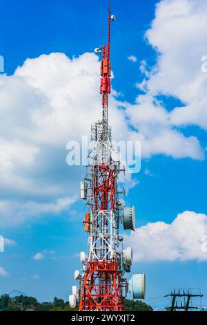 Tour de communication. Mont Artxanda. Bilbao, Biscaye, pays Basque, Espagne, Europe Banque D'Images