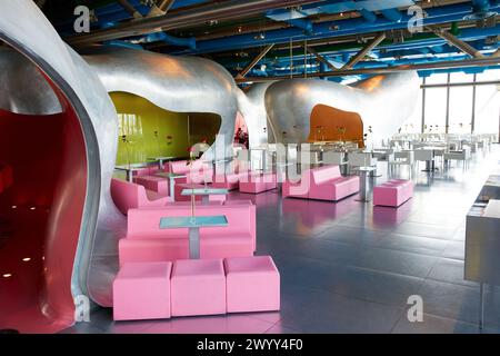 Restaurant. Centre George Pompidou. Musée National d'Art moderne. Paris. France. Banque D'Images