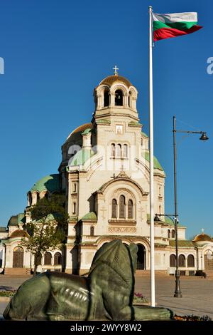 Cathédrale Alexandre Nevski, Cathédrale Alexandre Nevski, Sofia Bulgarie, Cathédrale Sofia Bulgarie, Cathédrale, cathédrale orthodoxe, tourisme, point de repère Banque D'Images