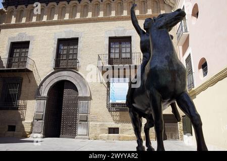 Musée Pablo Gargallo sur la Plaza de San Felipe, Saragosse. Aragón, Espagne. Banque D'Images